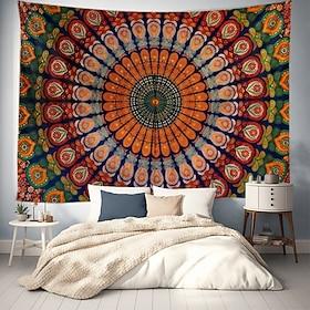 Mandala Bohemian Hanging Tapestry Wall Art Large Tapestry Mural Decor Photograph Backdrop Blanket Curtain Home Bedroom Living Room Decoration