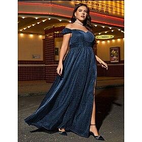 A-Line Quinceanera Dresses Elegant Dress Formal Wedding Floor Length Sleeveless Off Shoulder Polyester with Slit 2025