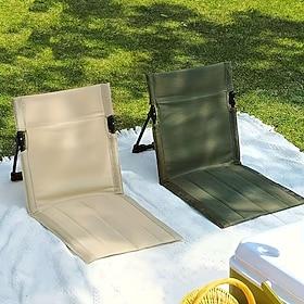 Outdoor Portable Ultra-Light Aluminum Alloy Folding Chair for Camping and Beach, Foldable Moon Chair for Self-Driving Leisure and Relaxation