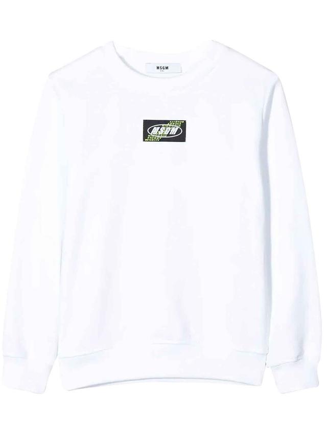 MSGM KIDS Crew Neck Sweatshirt