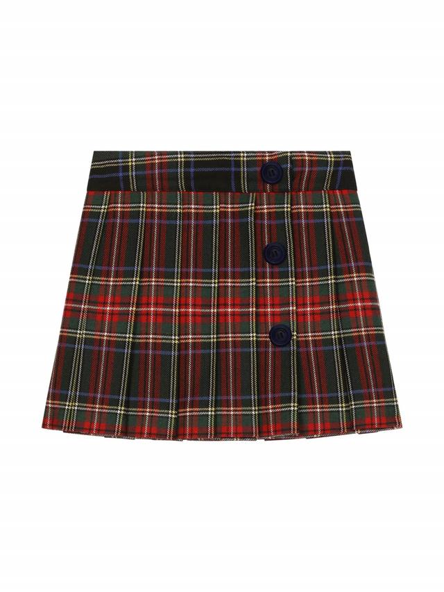 DOLCE & GABBANA KIDS Tartan Wool Skirt