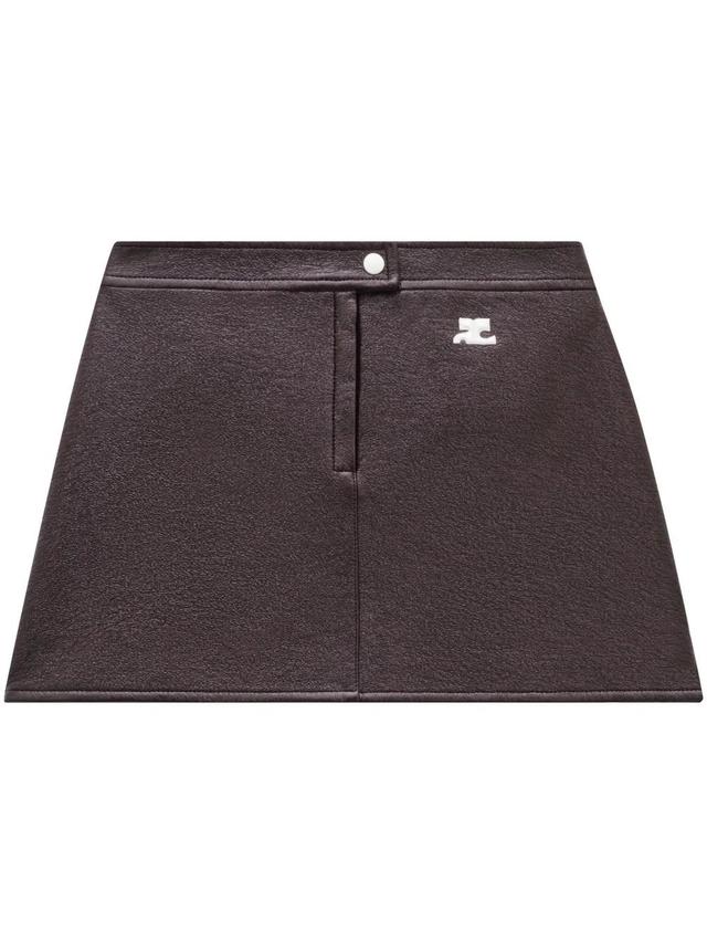 COURREGES Reedition Vinyl Skirt