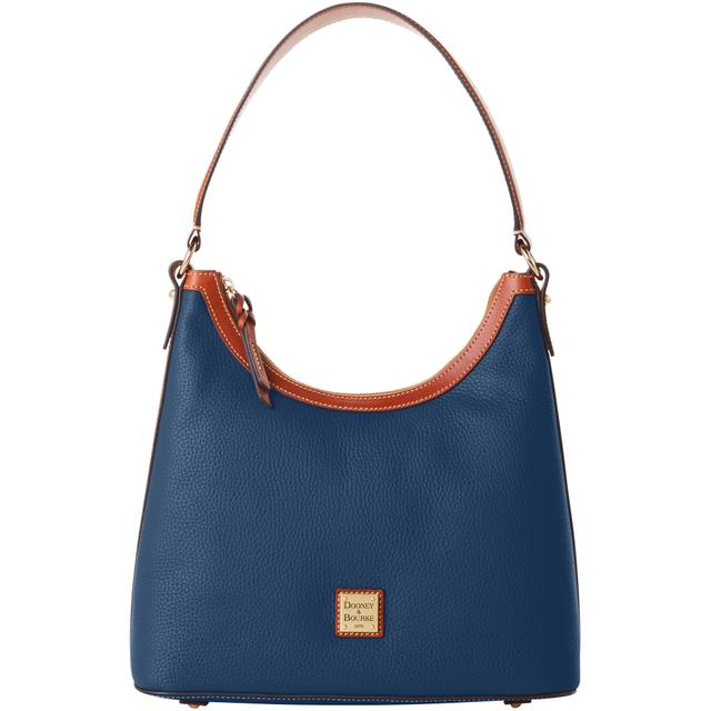 Dooney & Bourke Pebble Grain Hobo Leather Shoulder Bag in Jeans