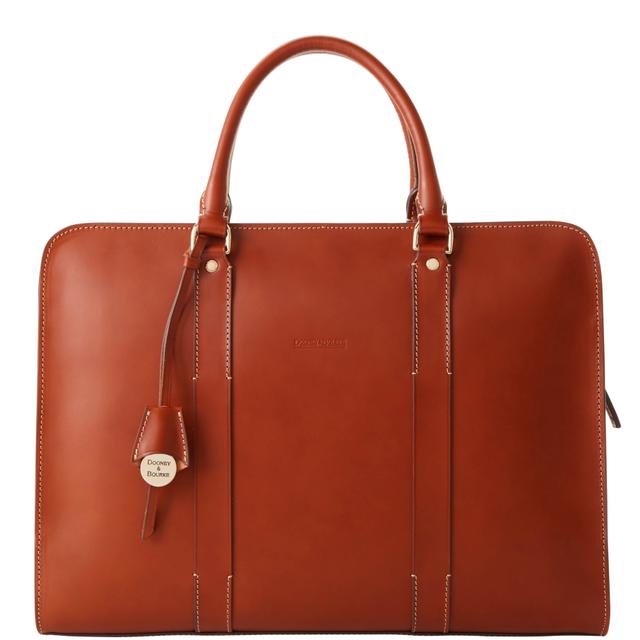 Dooney & Bourke Men's Alto Bradley Briefcase in Saddle, Leather