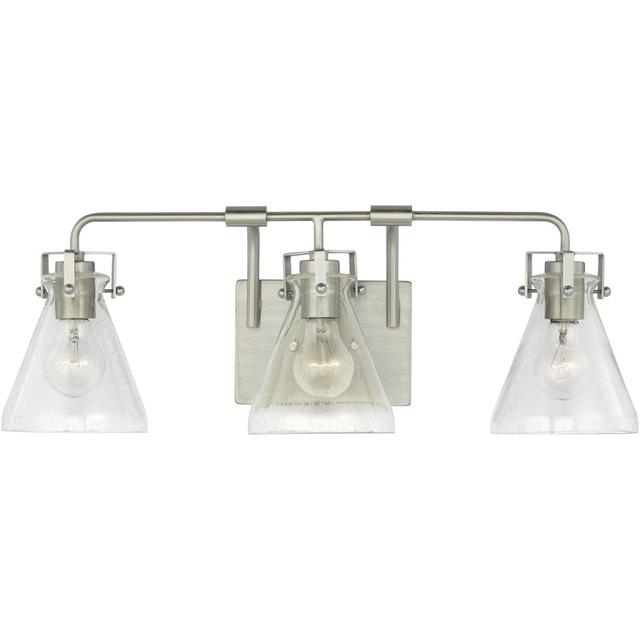 Generation Lighting 4000603-962 Jaden 3 Light 24 inch Brushed Nickel Bath Vanity Wall Sconce Wall Light