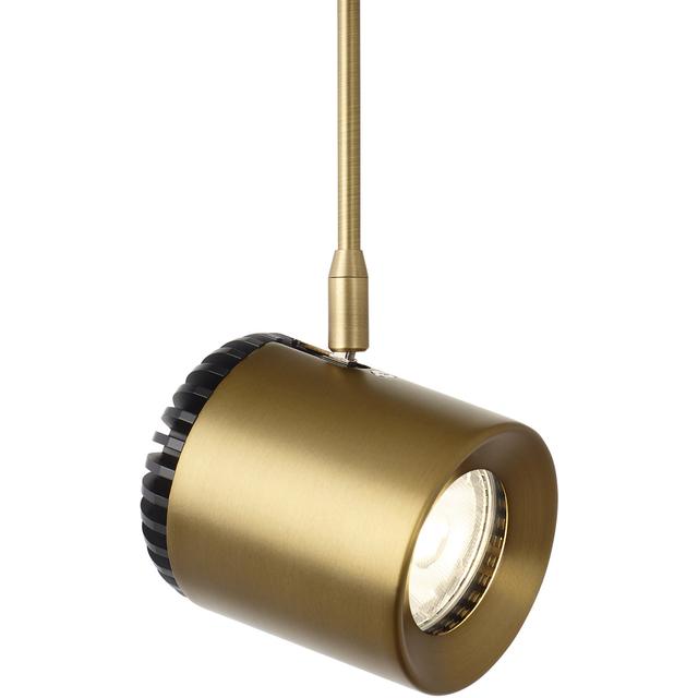 Visual Comfort Modern Collection 700MPBRK8303512R Burk 1 Light 120V Aged Brass MonoRail Head Ceiling Light