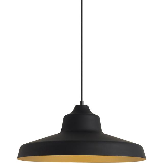 Visual Comfort Modern Collection 700TDZVOBG Zevo 1 Light 18 inch Black/Gold Pendant Ceiling Light in Incandescent