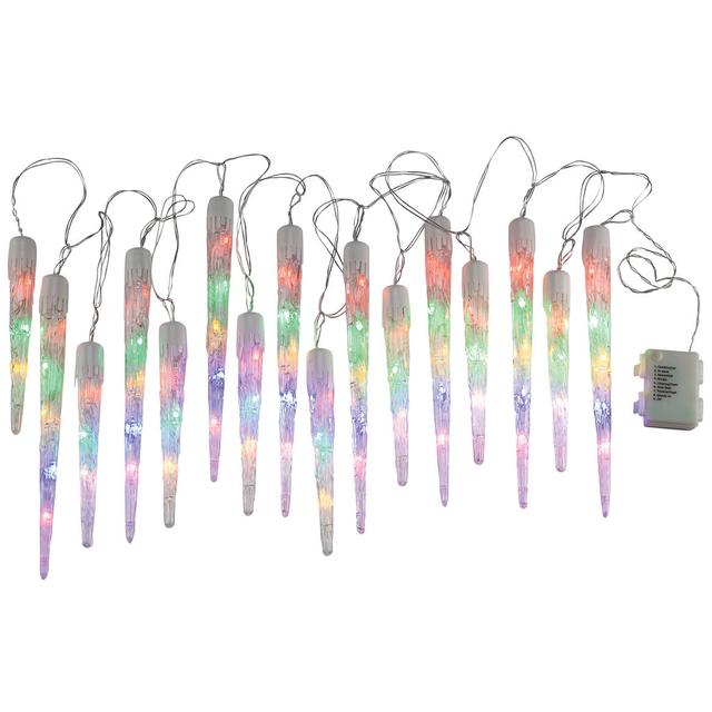 Battery-Operated Icicle Lights by Fox River™ Creations