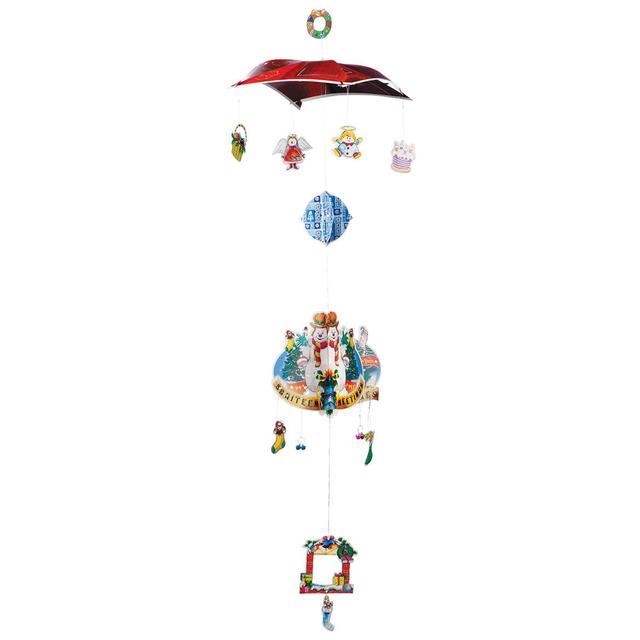 Assorted Christmas Card with Hangable Decoration