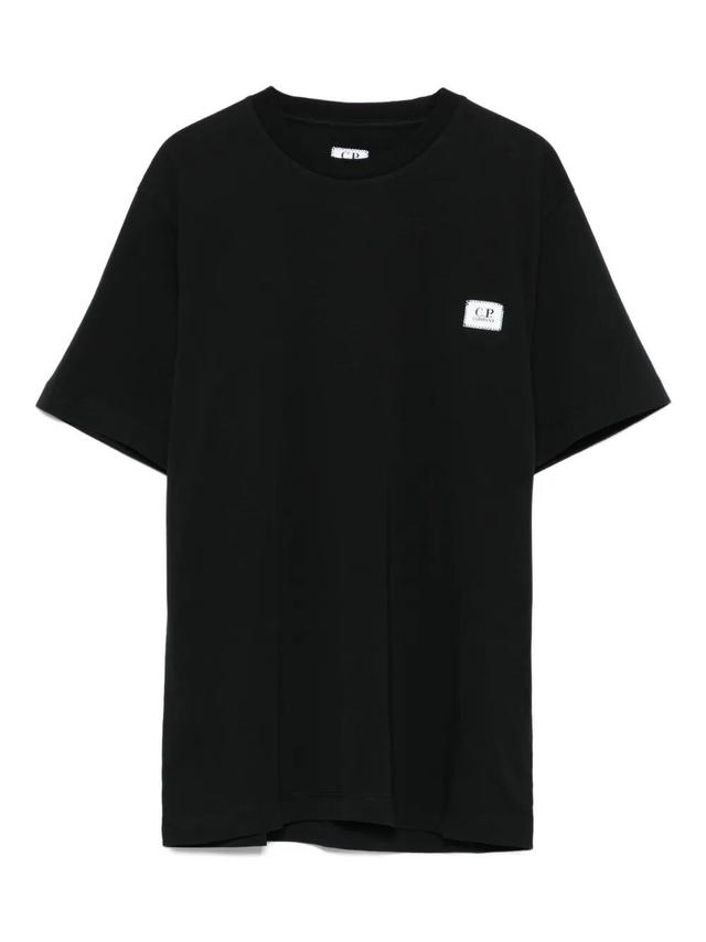 C.P. COMPANY KIDS Cotton T-Shirt With Logo Patch