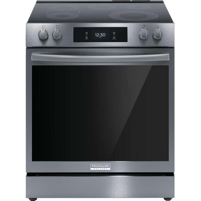 30" Front Control Electric Range with Total Convection