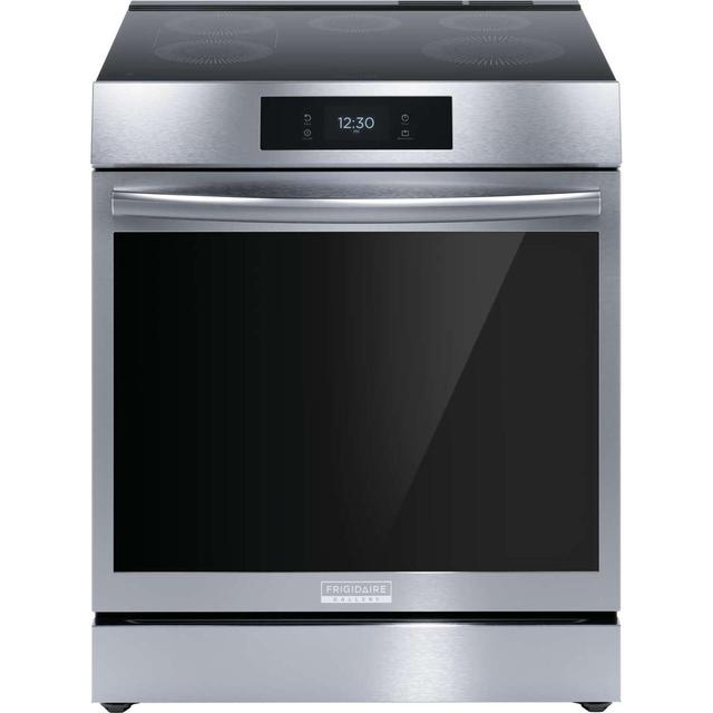 30" Front Control Induction Range with Total Convection