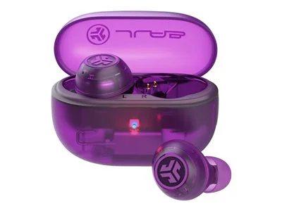 JLab Go Pop ANC True Wireless Earbuds - Transparent Purple