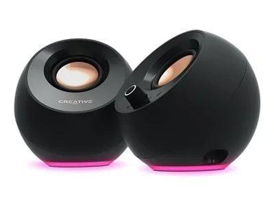 Creative Labs Pebble Pro 2.0 Bluetooth Desktop Speakers - Black