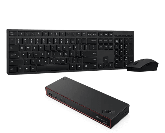 ThinkPad Thunderbolt 5 Smart Dock + Professional Rechargeable Combo