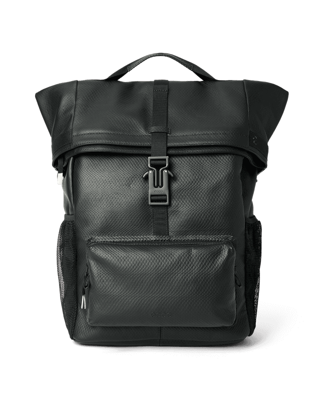 ECCO Journey Trapeze - Leather Backpack - Black