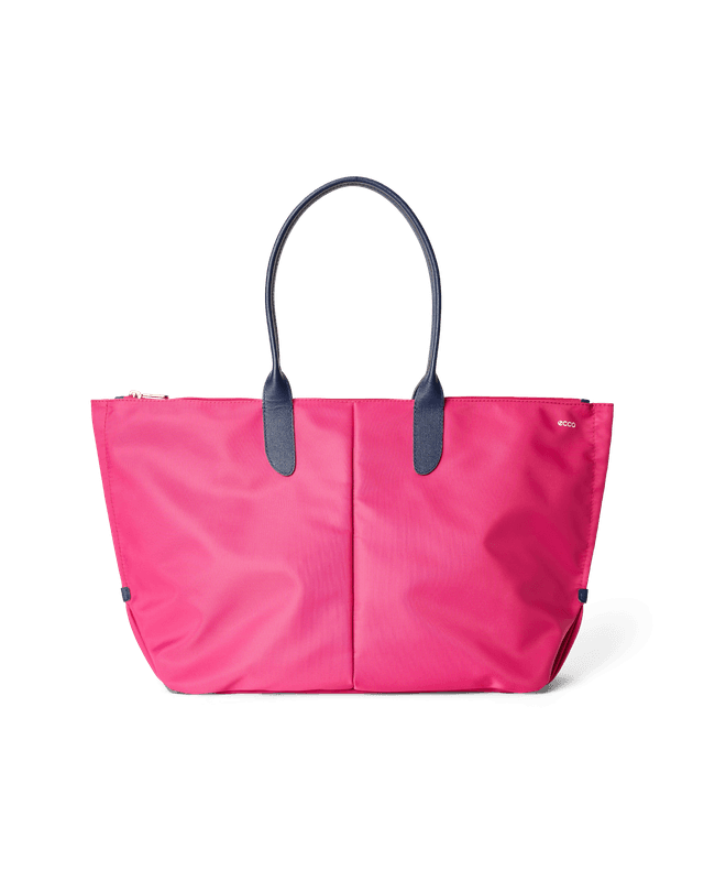 ECCO Go Light - Textile/Leather Tote Bag - Pink