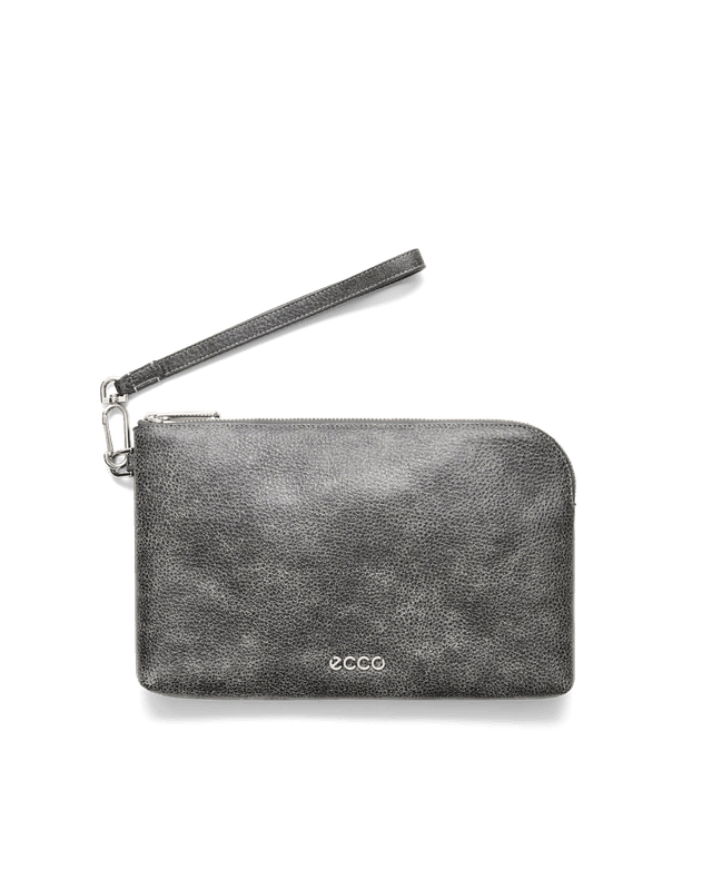 ECCO Wristlet Large - Women's Leather Pouch Bag - Multicolor