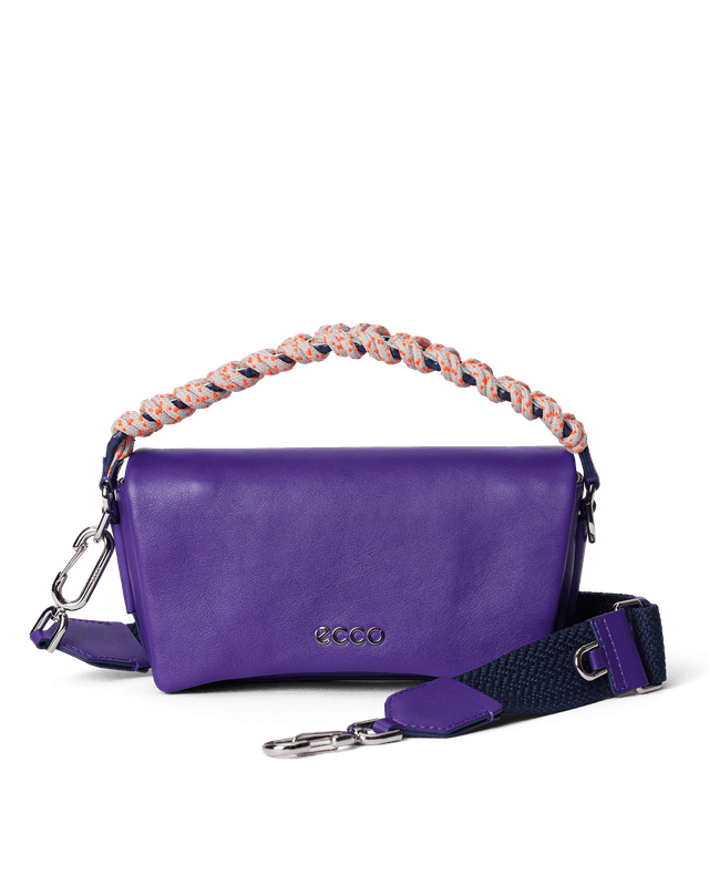 ECCO Pinch Medium Soft Smooth - Leather Shoulder & Crossbody Bag - Purple