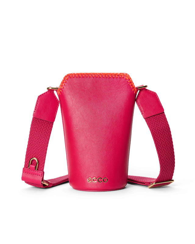 ECCO Love Potion Pot - Leather Crossbody Bag - Pink