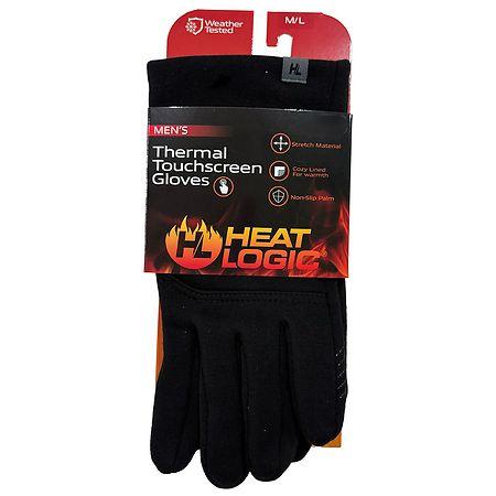 Heat Logic Gloves Men's Thermal Touchscreen Gloves M/L - 1.0 pr