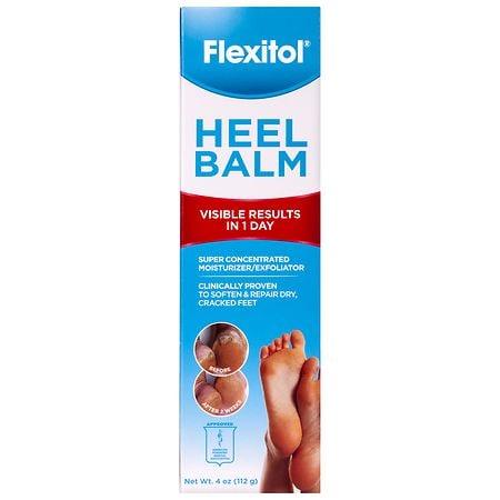 Flexitol Heel Balm, Rich Moisturizing & Exfoliating Foot Cream - 4.0 oz
