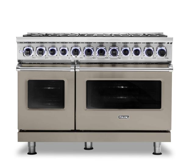 Viking - 48"W./24"D. Dual Fuel Sealed Burner Range-8 Burners-LP - Nantucket