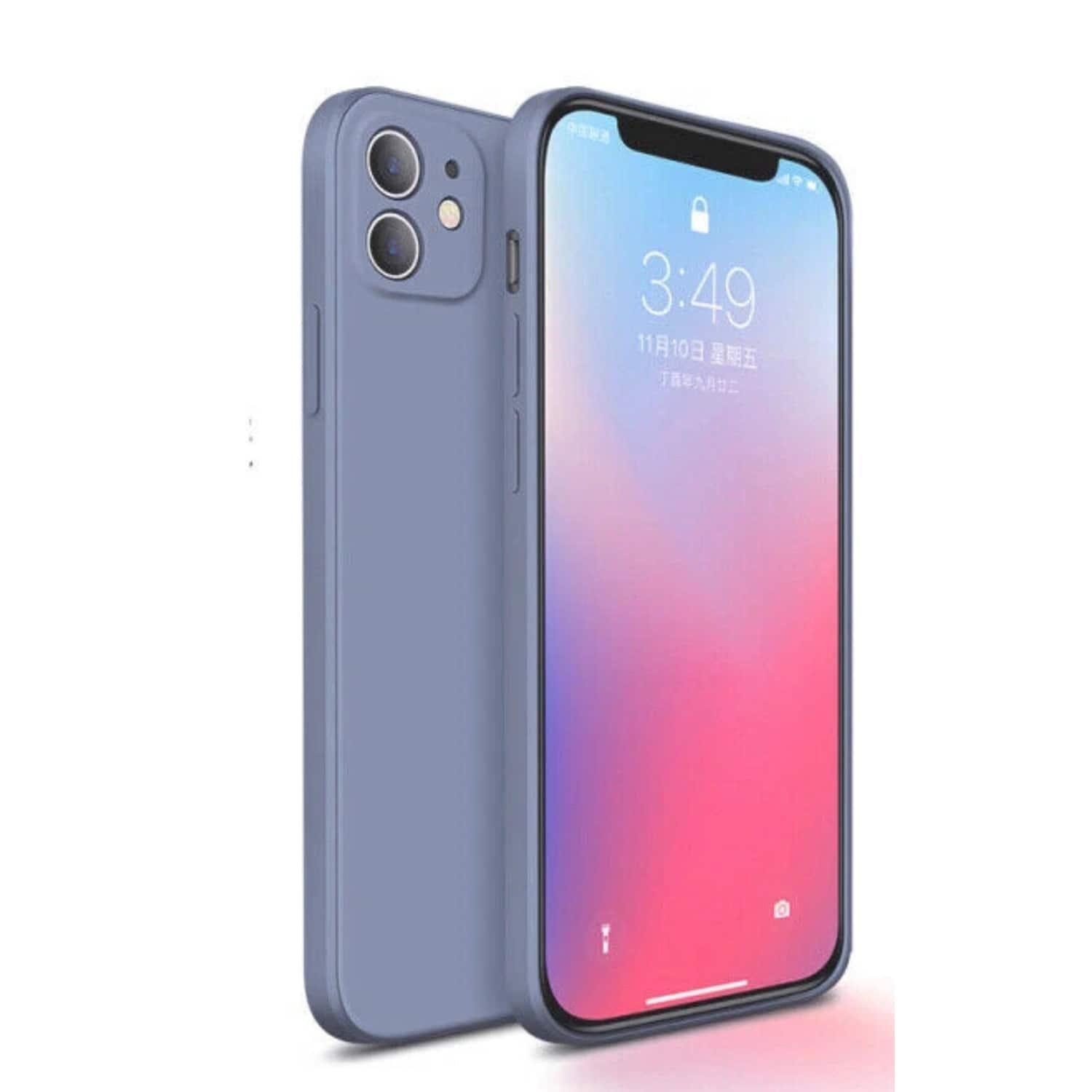 Home Collection - Silicone Case Camera Lens Cover For Apple iPhone X - Lilac Purple