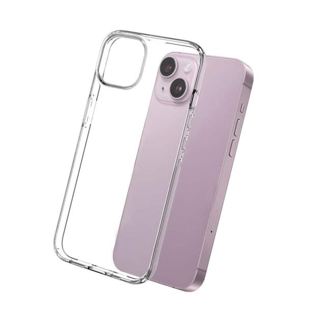 Qixxronics - Phone Case for iPhone 15 Plus Protection Cover for iPhone 15 Plus Shockproof Protective Cellphone Case - Clear