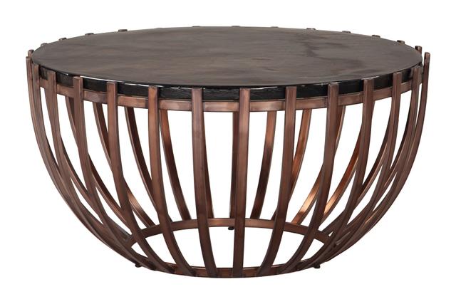 Hivvago - Kafig Coffee Table - Bronze