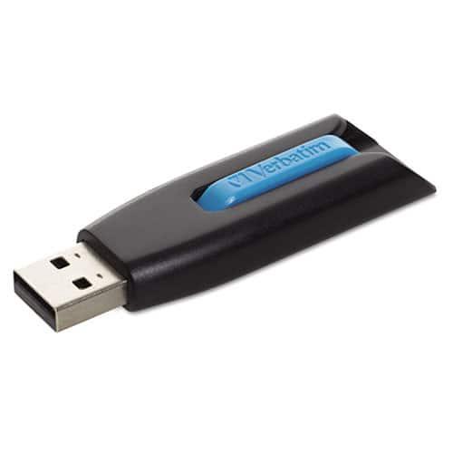 Verbatim - 49176 Store 'n' Go V3 16 GB USB 3.0 Drive - Black/Blue