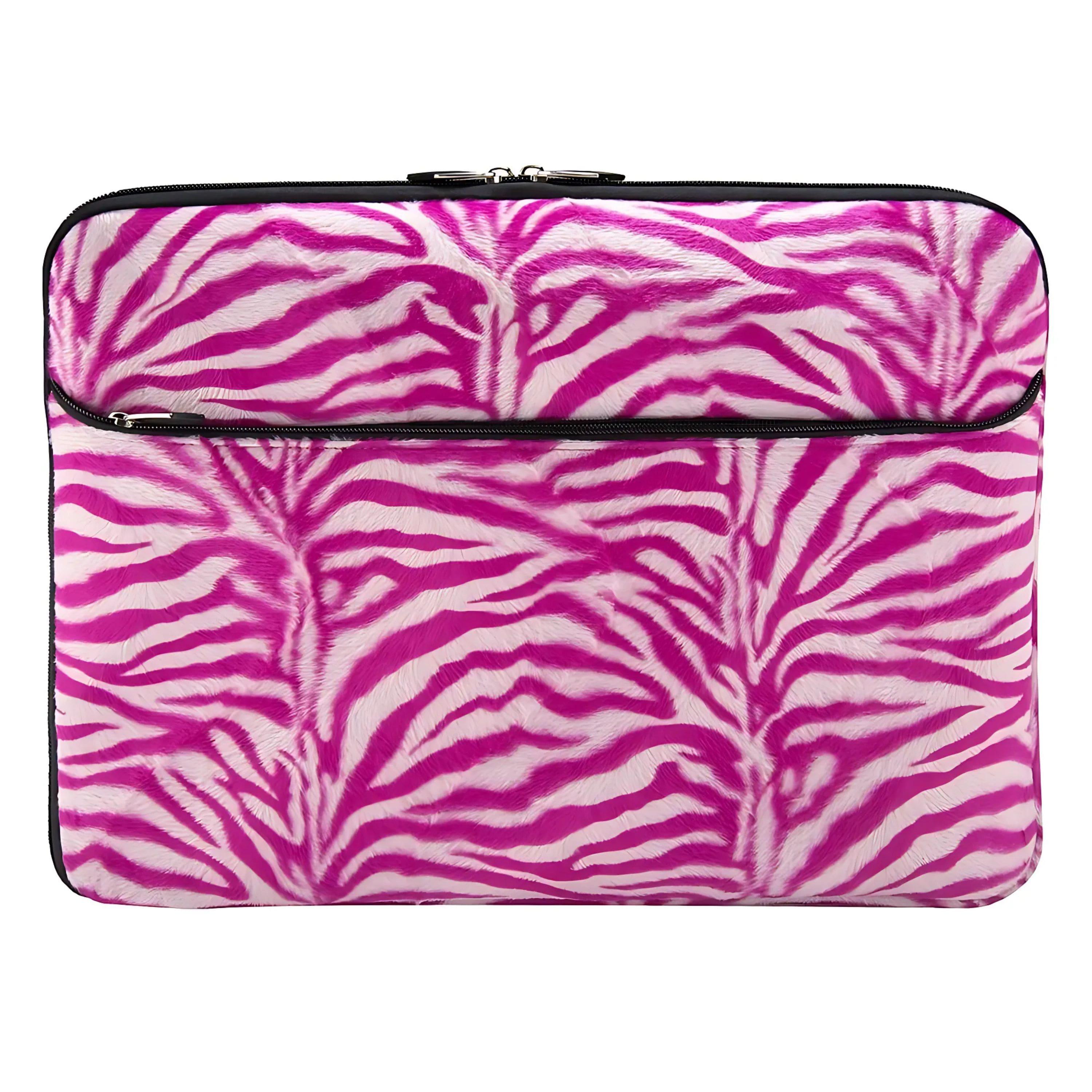 Kitcheniva - Printed Laptop Sleeve Case Zip Bag For 16" Laptop - Pink