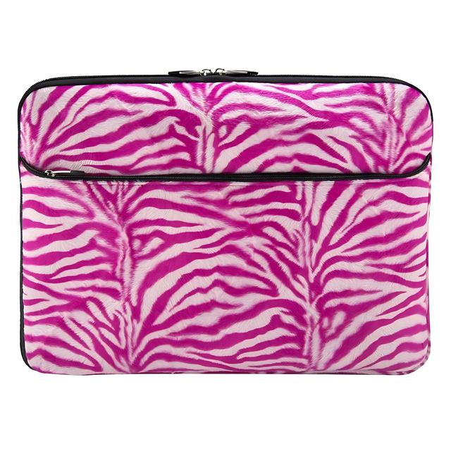 Kitcheniva - Printed Laptop Sleeve Case Zip Bag For 16" Laptop - Pink