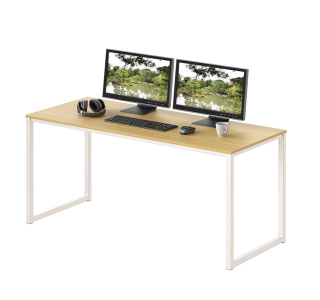 Dazzed Corner - 48-Inch Home Office Computer Desk - Oak
