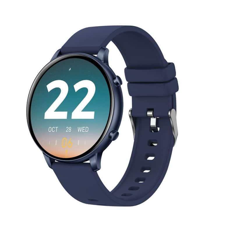 RISOKEYS - Smart Watch with Bluetooth Call, Heart Rate/Blood Pressure Monitor - Fitness for Sports, Daily Use, Men & Women - Blue - (2025)