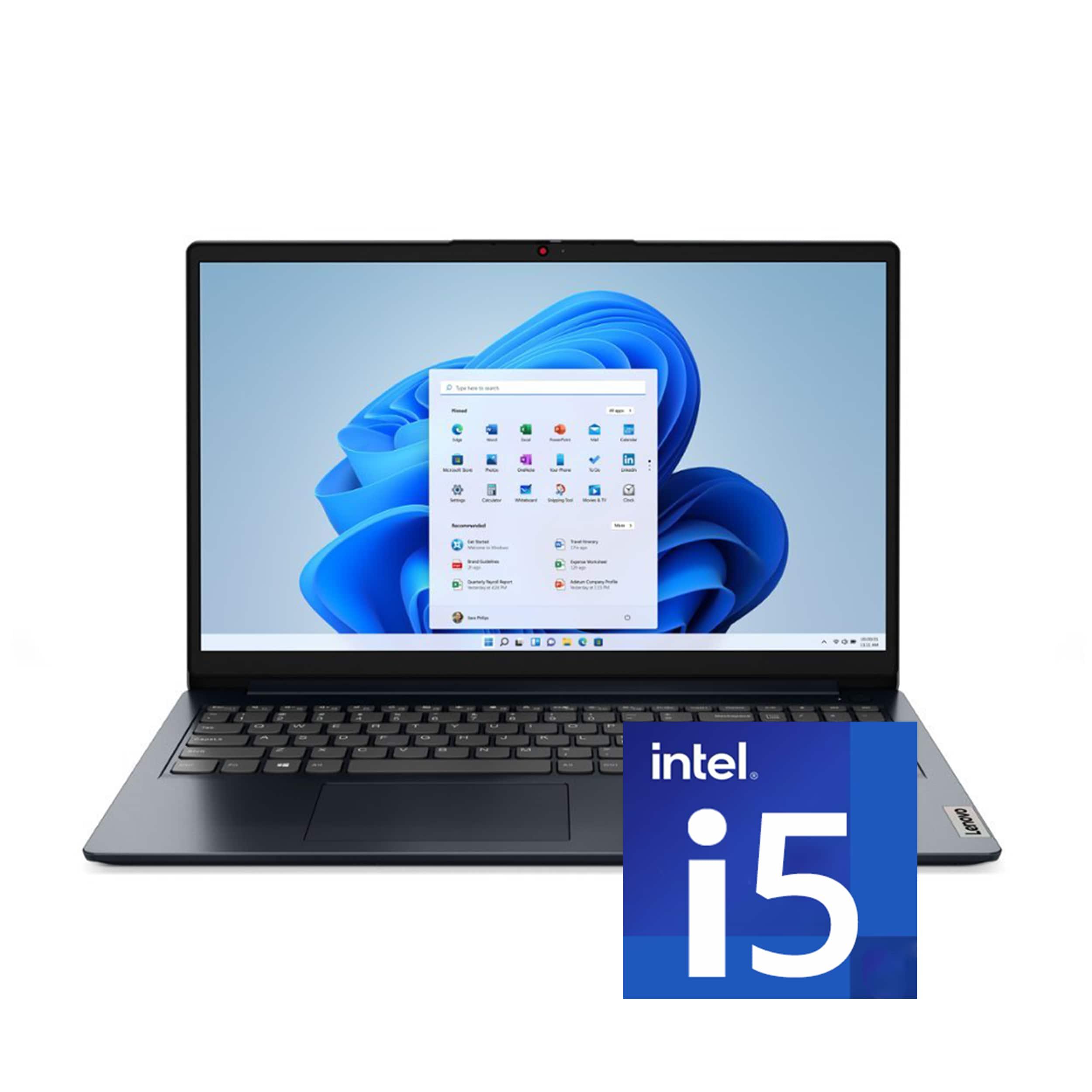 Lenovo - IdeaPad 1i 15.6" Full HD Touchscreen Laptop-Intel Core i5-16GB Memory with 1TB SSD Storage-Win 11 - Abyss Blue
