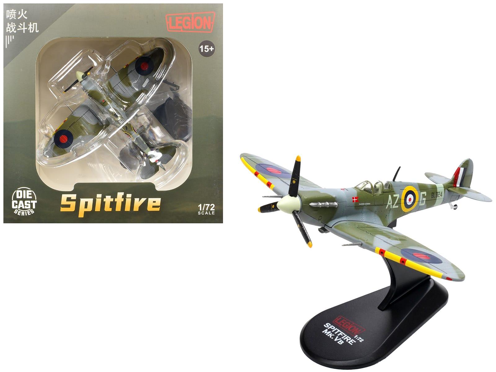 Legion - Supermarine Spitfire Mk Vb BL924 Pilot Officer Aksel Svendsen Danish Valdemar Atterdag No 234 Squadron 1942 RAF 1/72 - Multicolor