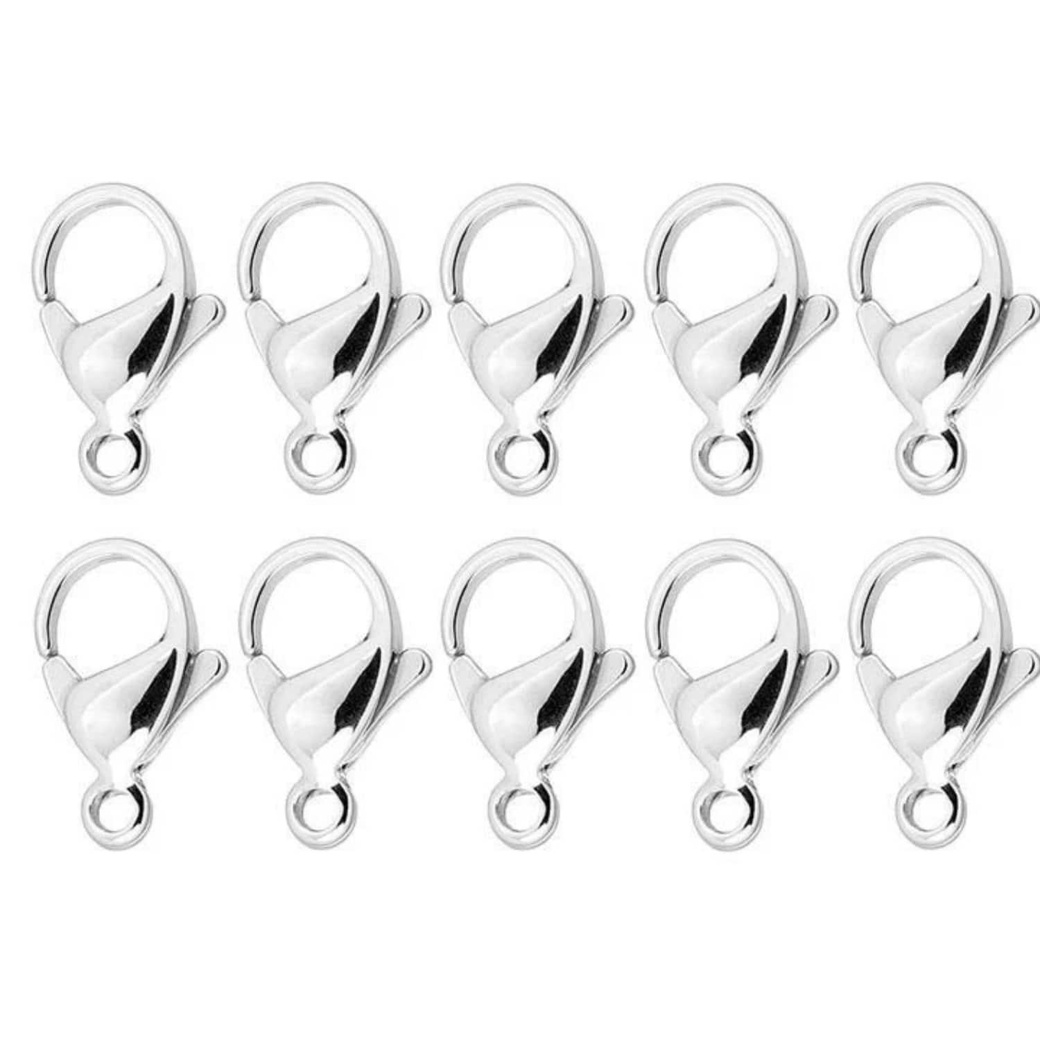Home Collection - 10pcs Stainless Steel Lobster Claw Clasps 20mm x 12mm