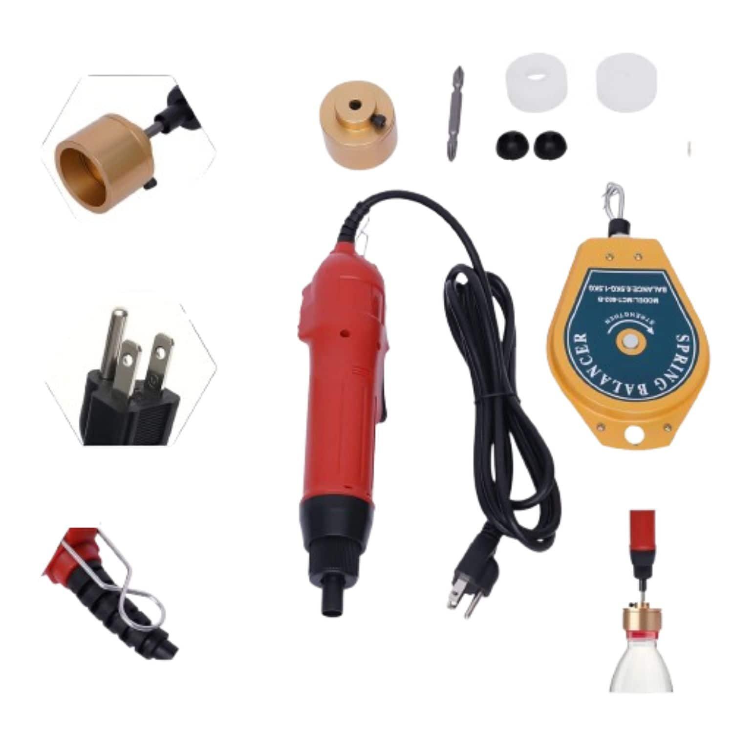 Home Collection - Handheld Electric Bottle Capping Machine | Screw Capper Sealing Tool Φ1–30mm 80W