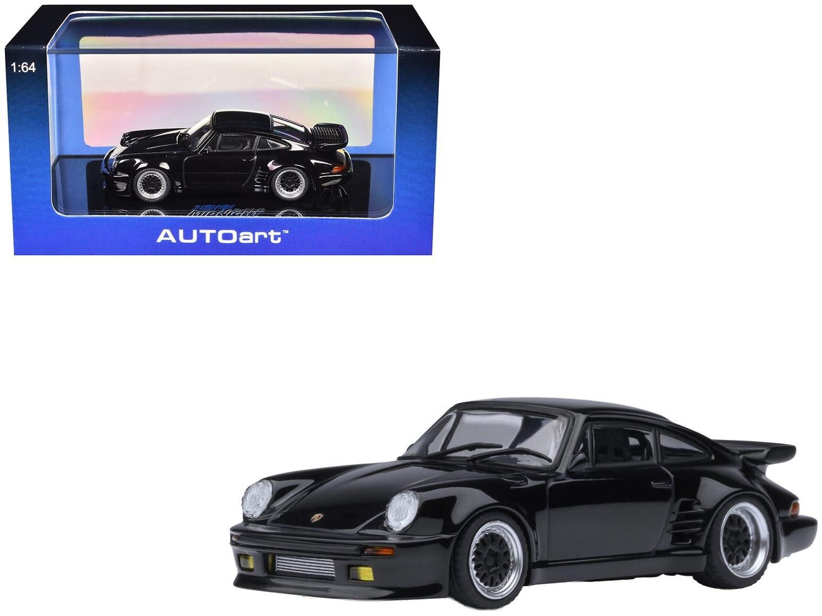 Porsche 911 (930) Turbo "Blackbird" "Wangan Midnight - Comic #1 Version" Manga 1/64 Model Car by Autoart - Black