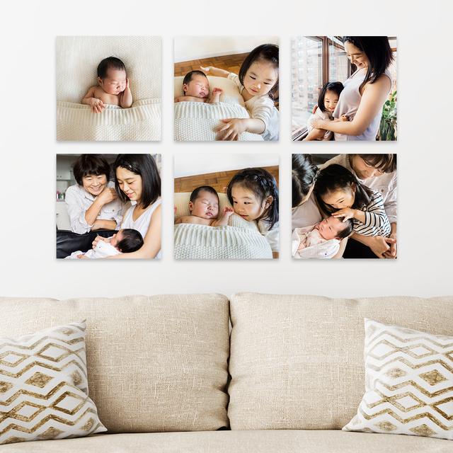 Photo Tile Gallery: Set of 6 - 8x8, by Snapfish