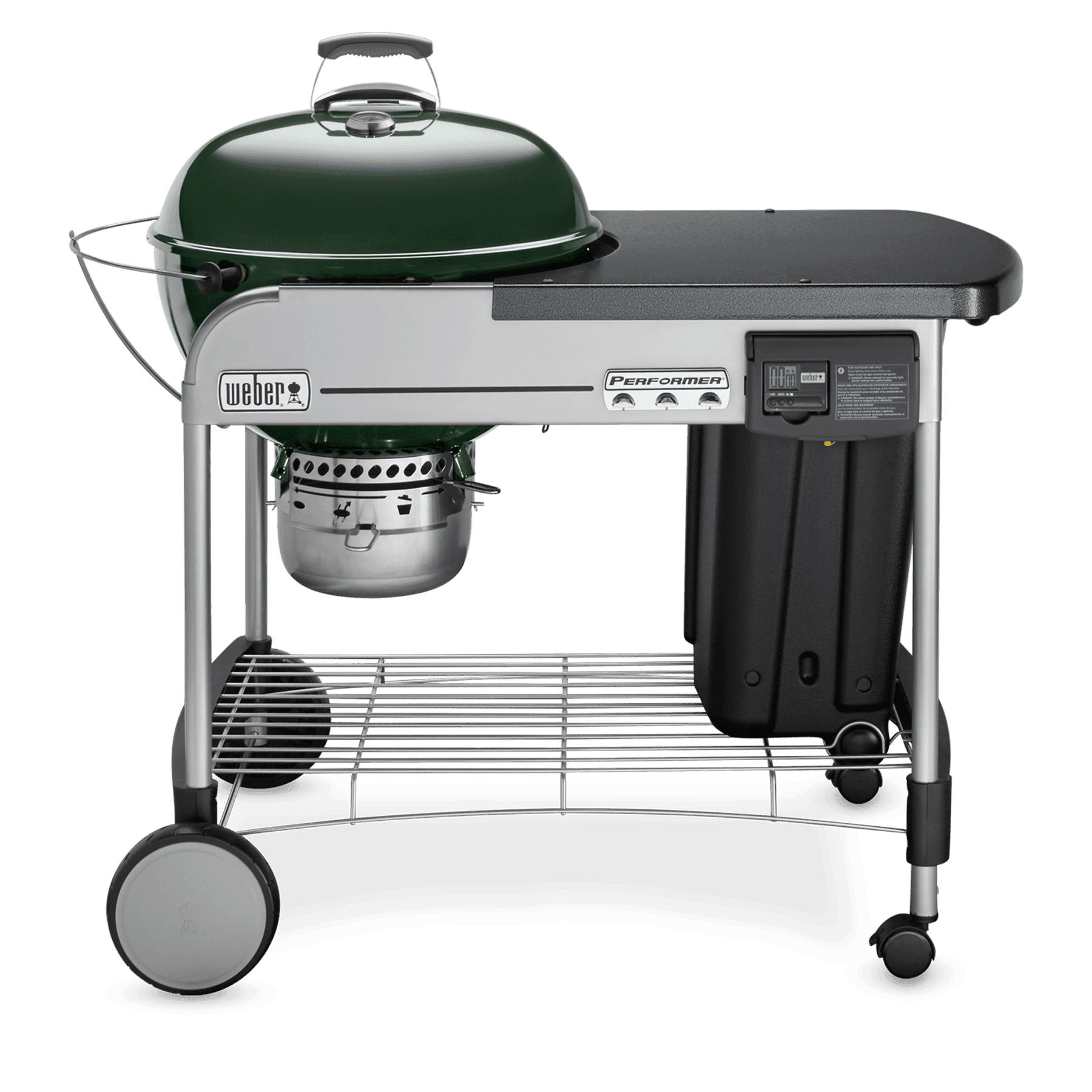 Weber Grills Performer Deluxe Charcoal Grill | Green | Size 22"