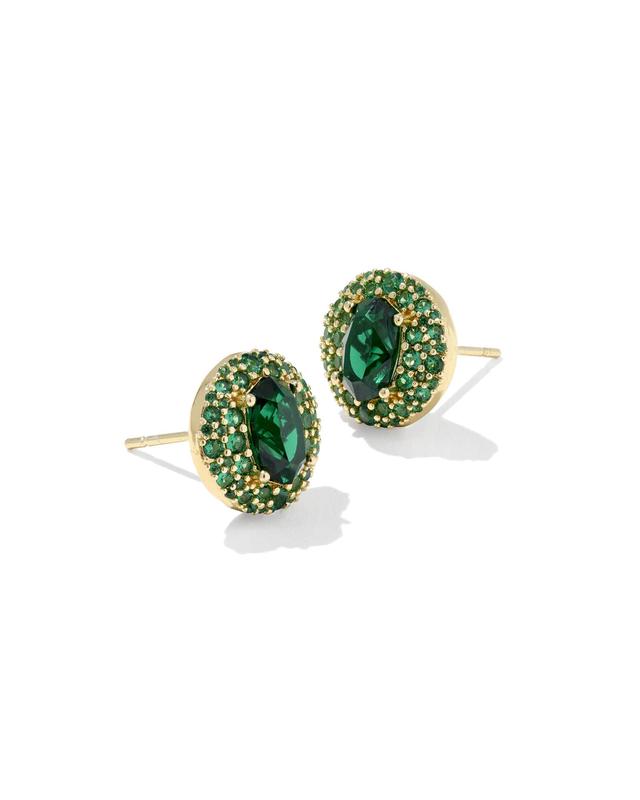 Kendra Scott Bella Gold Stud Earrings | Crystal