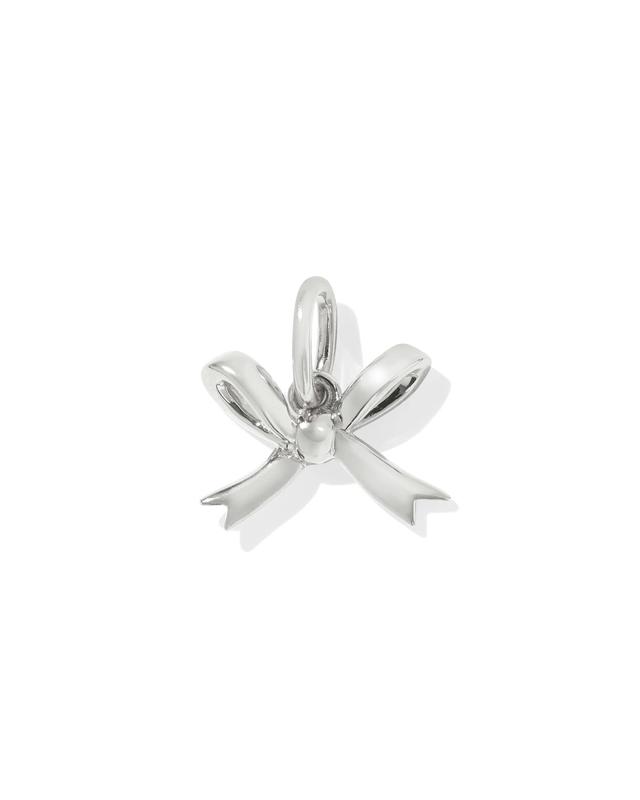 Kendra Scott Bow Accent Charm in Sterling Silver | Metal