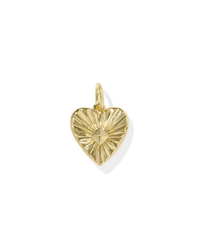 Kendra Scott Maia Heart Accent Charm in 18k Gold Vermeil | Metal