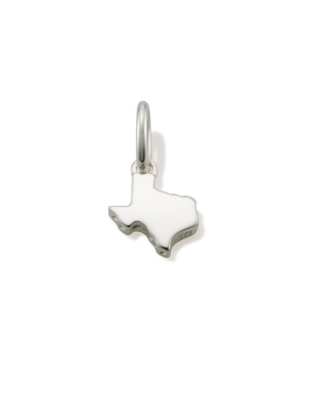 Kendra Scott Small Texas Charm in Sterling Silver | Metal