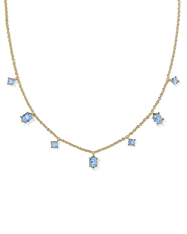 Kendra Scott Cailin December Delicate Strand Necklace | Crystal