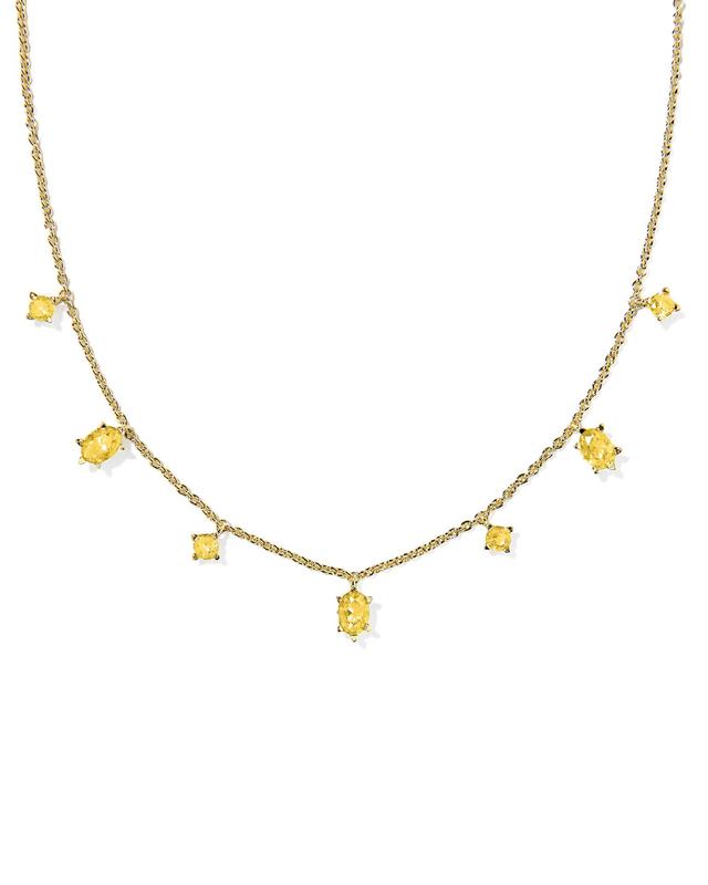 Kendra Scott Cailin November Delicate Strand Necklace | Crystal