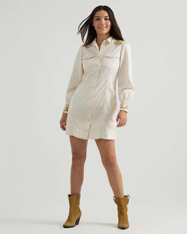Wrangler® x Yellow Rose by Kendra Scott Embroidered Dress | Denim