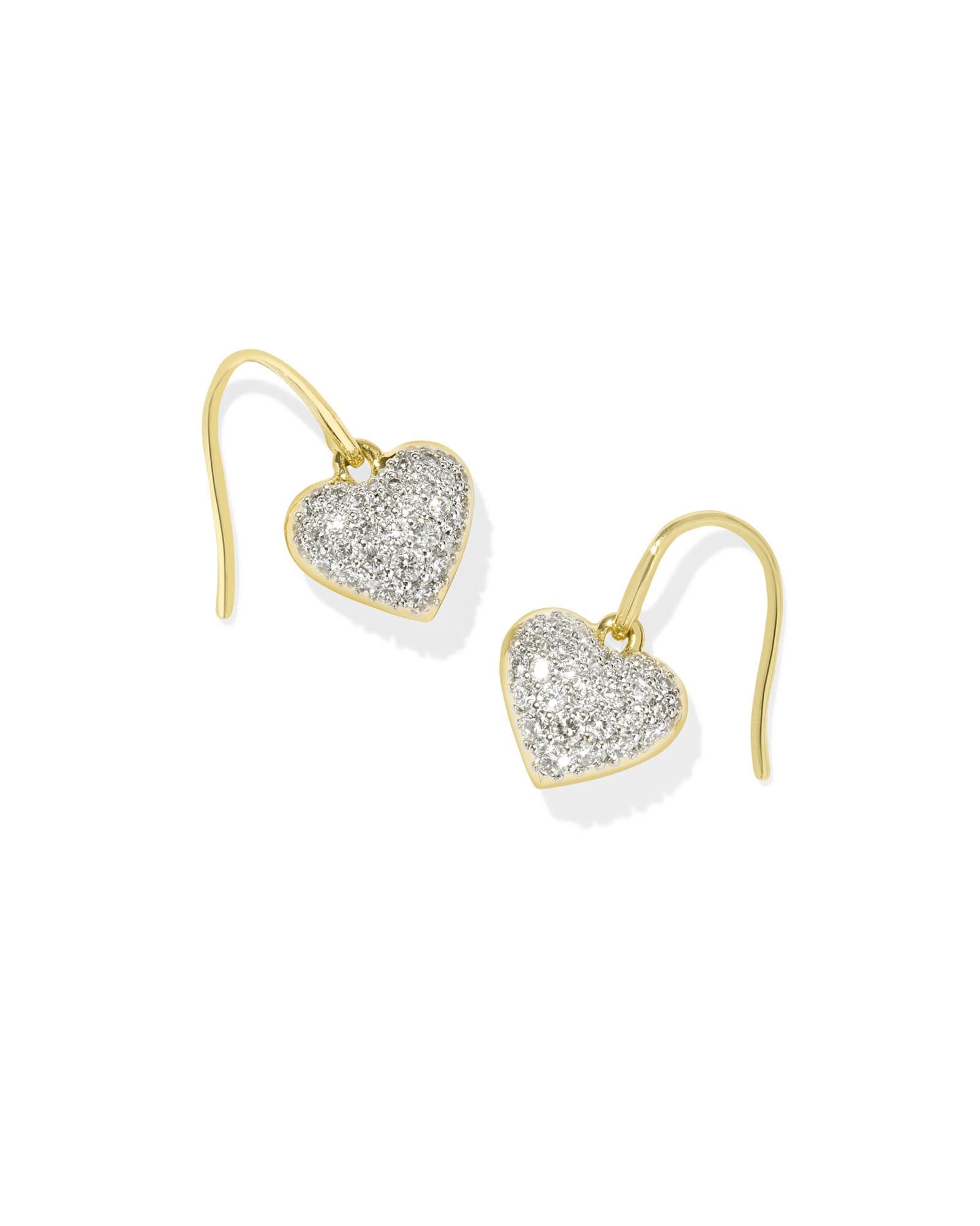 Kendra Scott 0.51 ct Madeline 14k Yellow Gold Drop Earrings in White Diamond | Diamonds